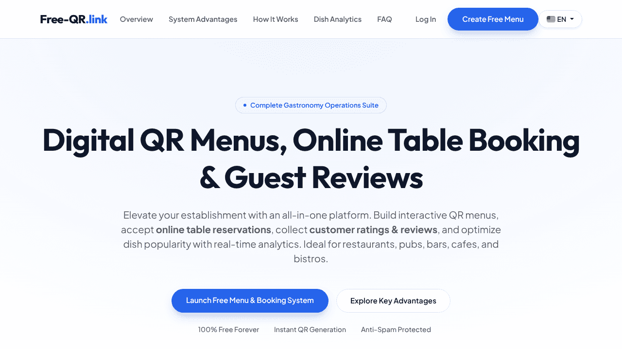 Free-QR.link website screenshot