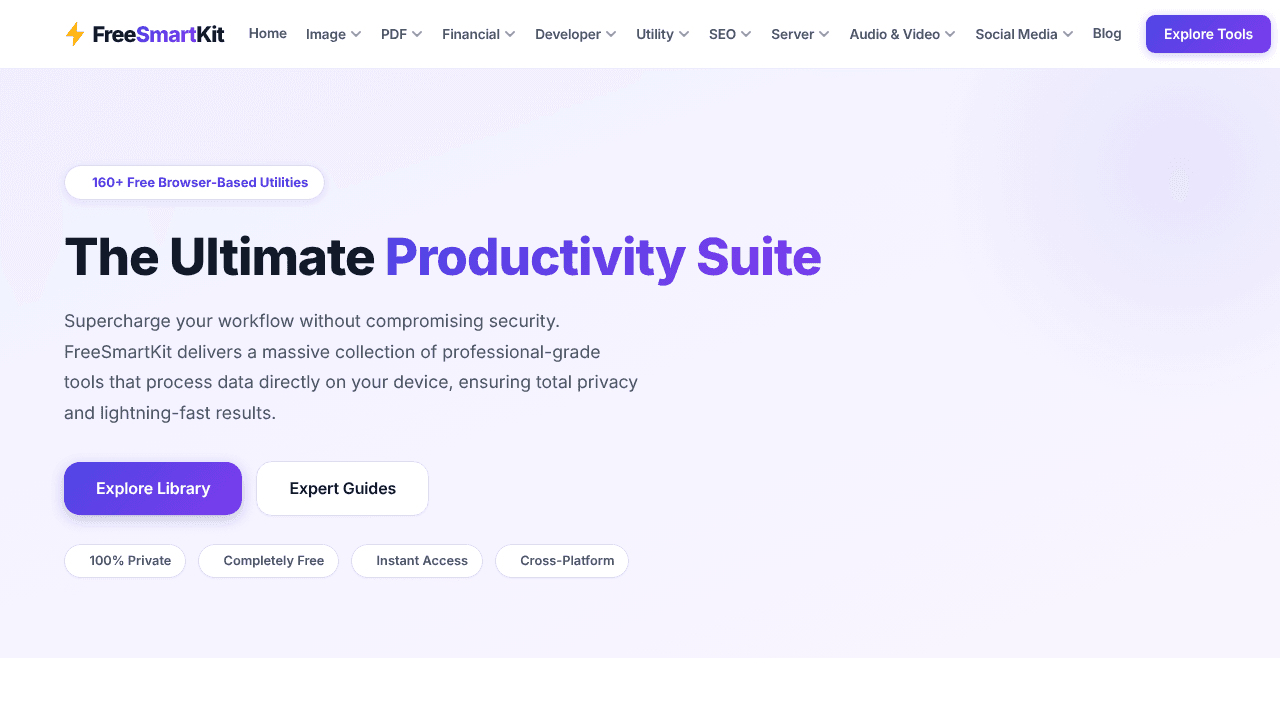 Free SmartKit website screenshot