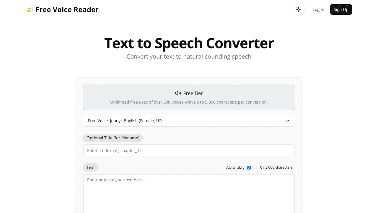 Free Voice Reader