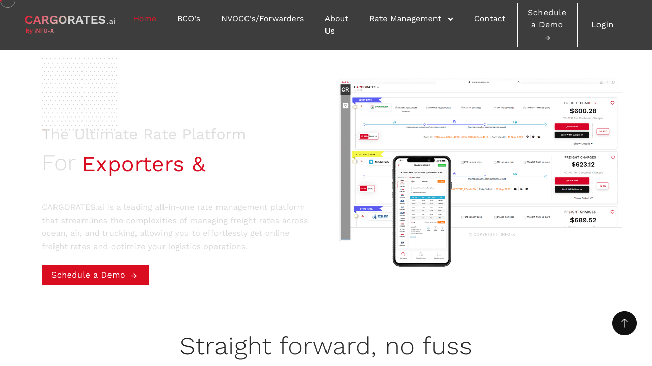 Freight Rate Management Platform