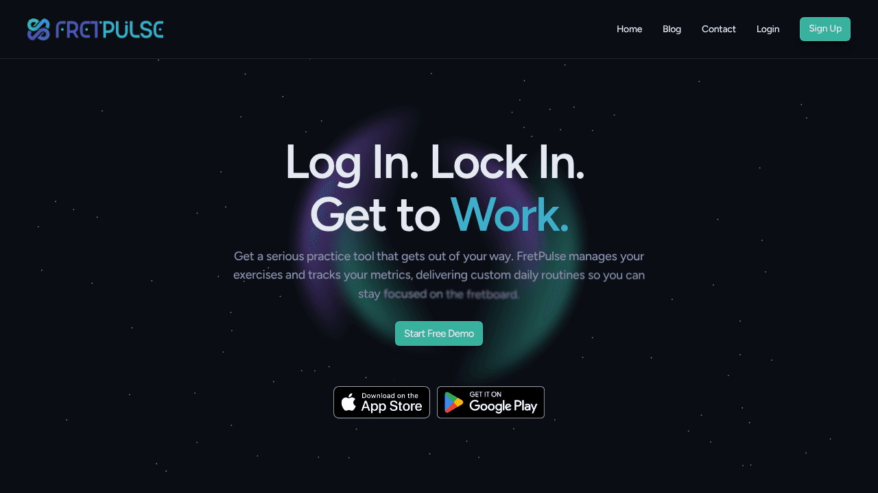 FretPulse website screenshot