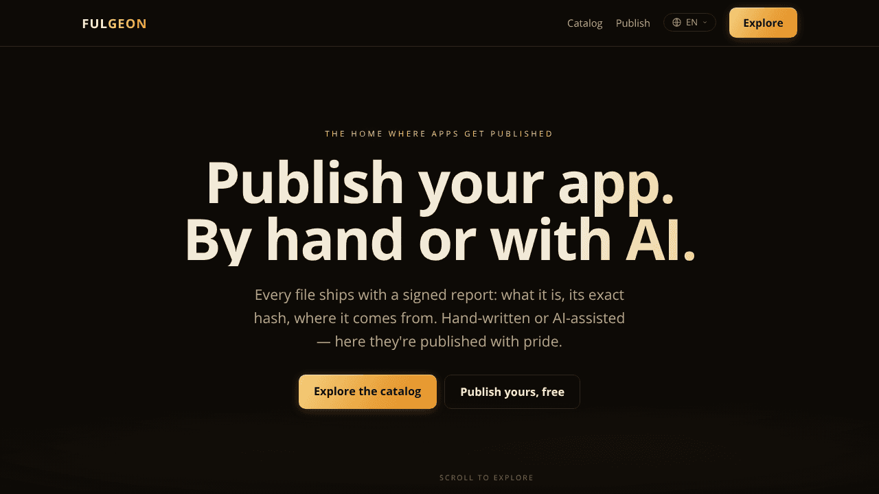 Fulgeon website screenshot