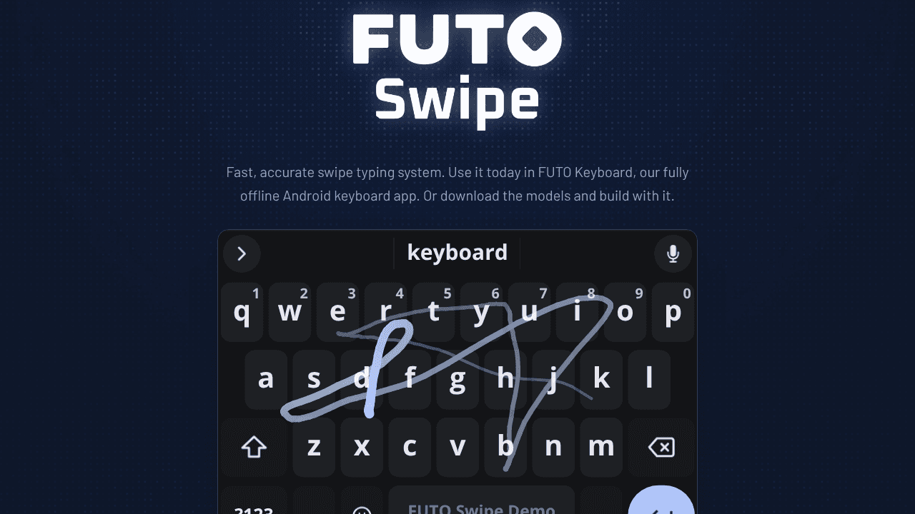 FUTO Swipe website screenshot