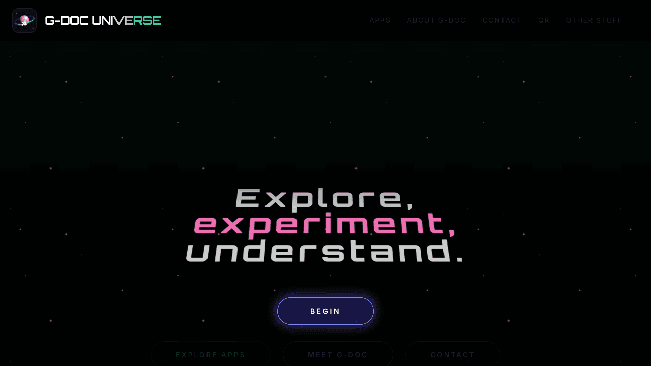 G-Doc  Universe website screenshot
