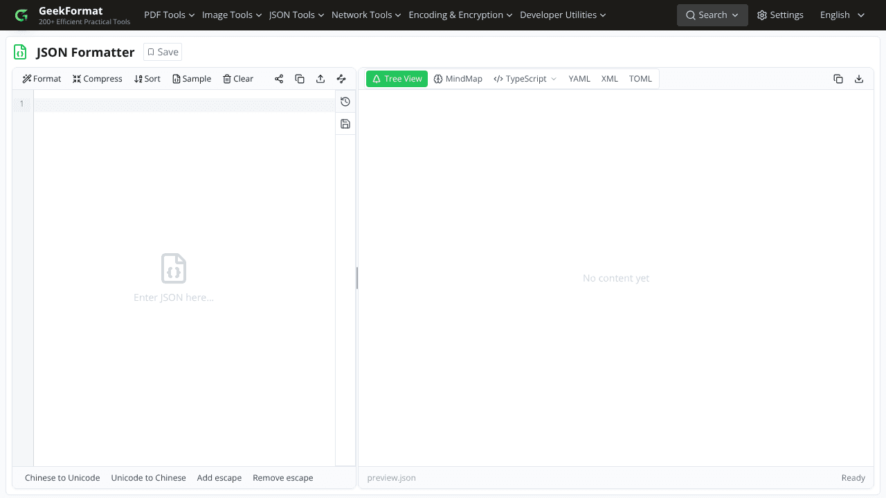 GeekFormat website screenshot