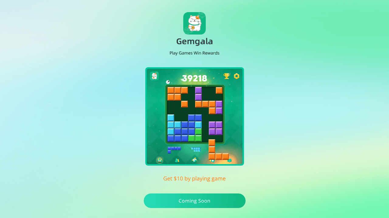 Gemgala website screenshot