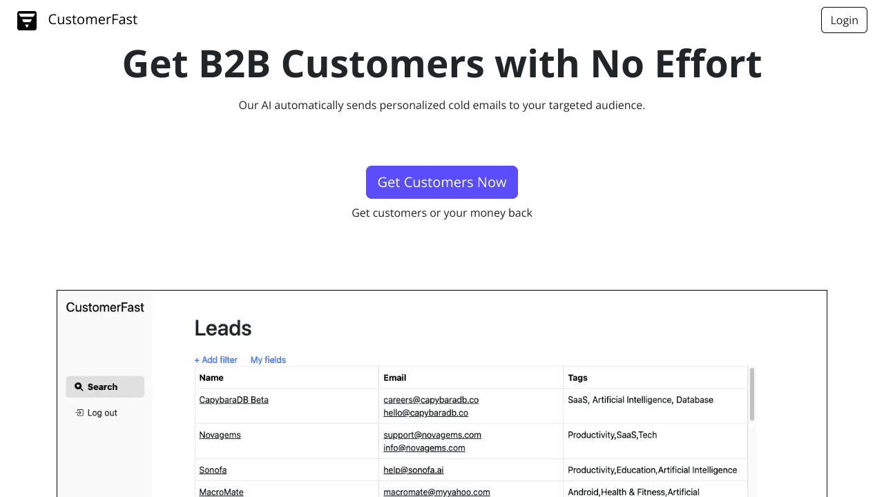 Get Customer Fast