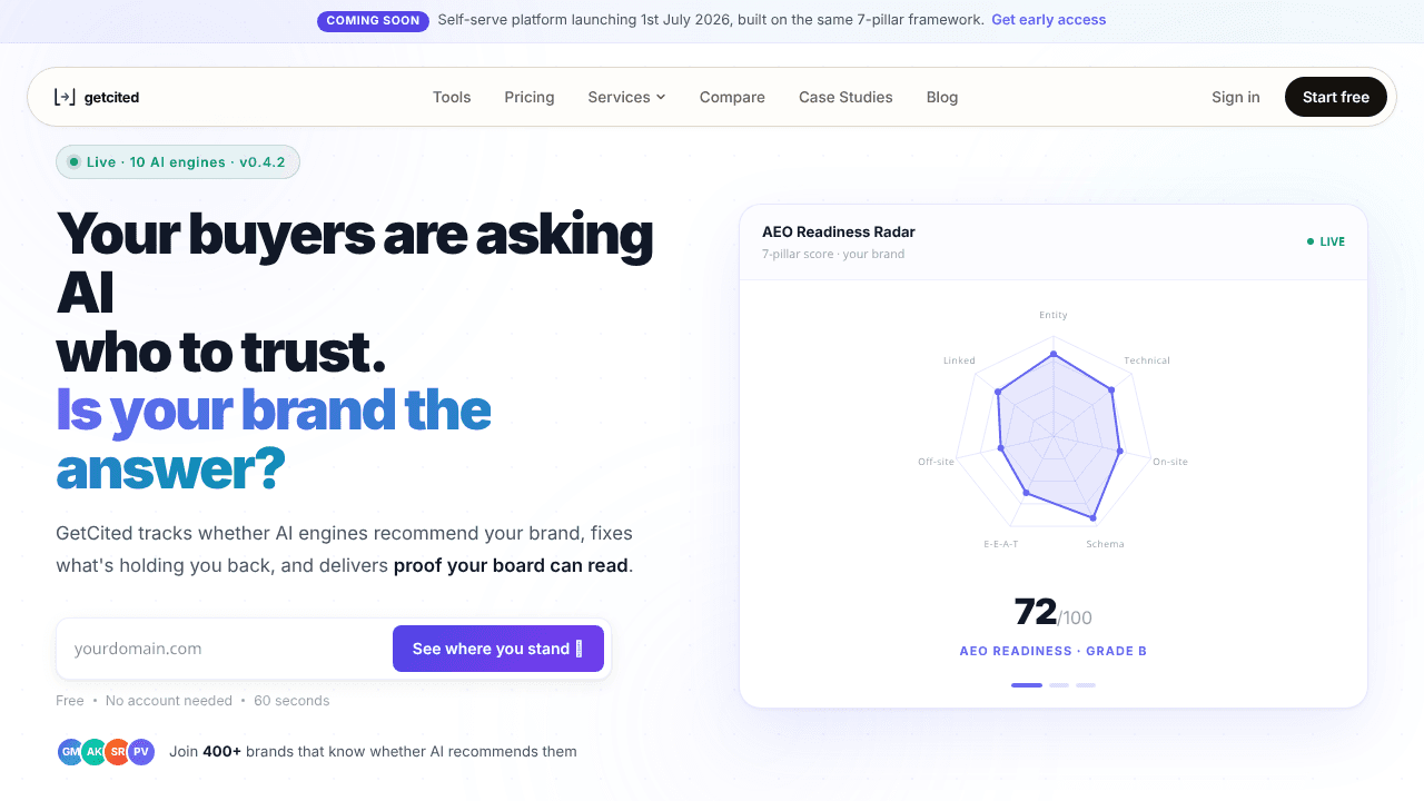 GetCited website screenshot