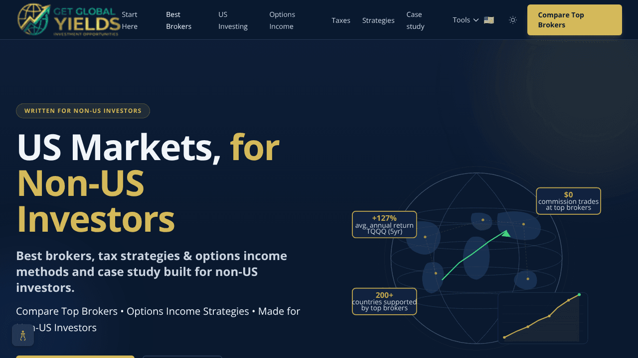 GetGlobalYields website screenshot