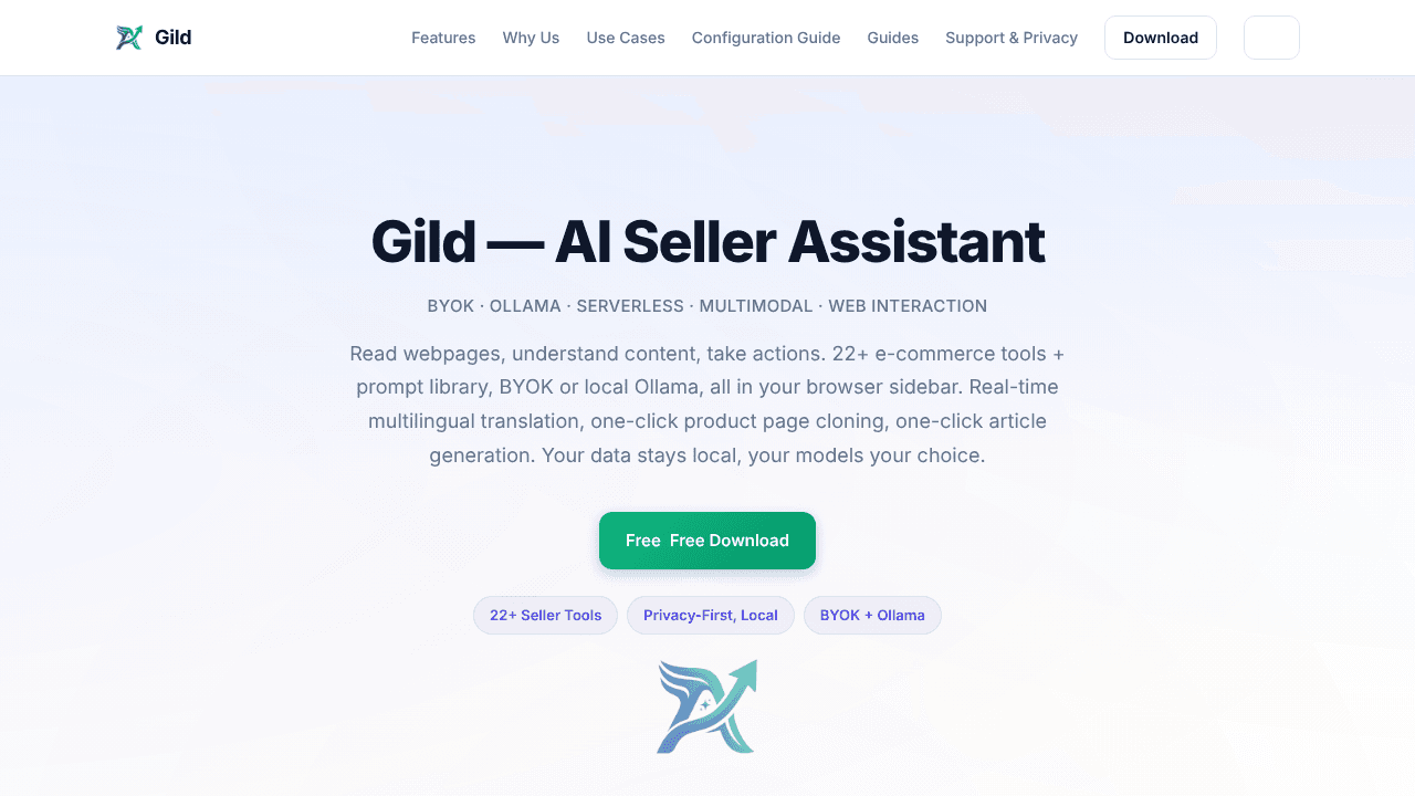 Gild website screenshot