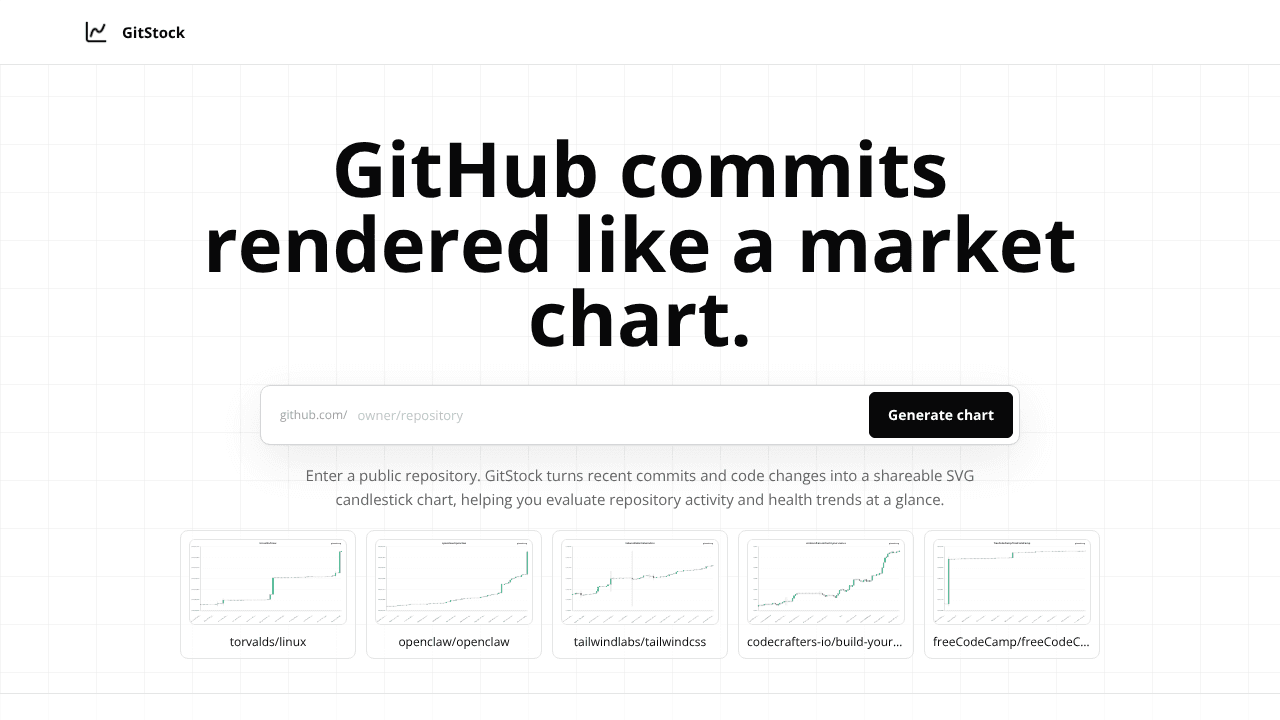 GitStock website screenshot