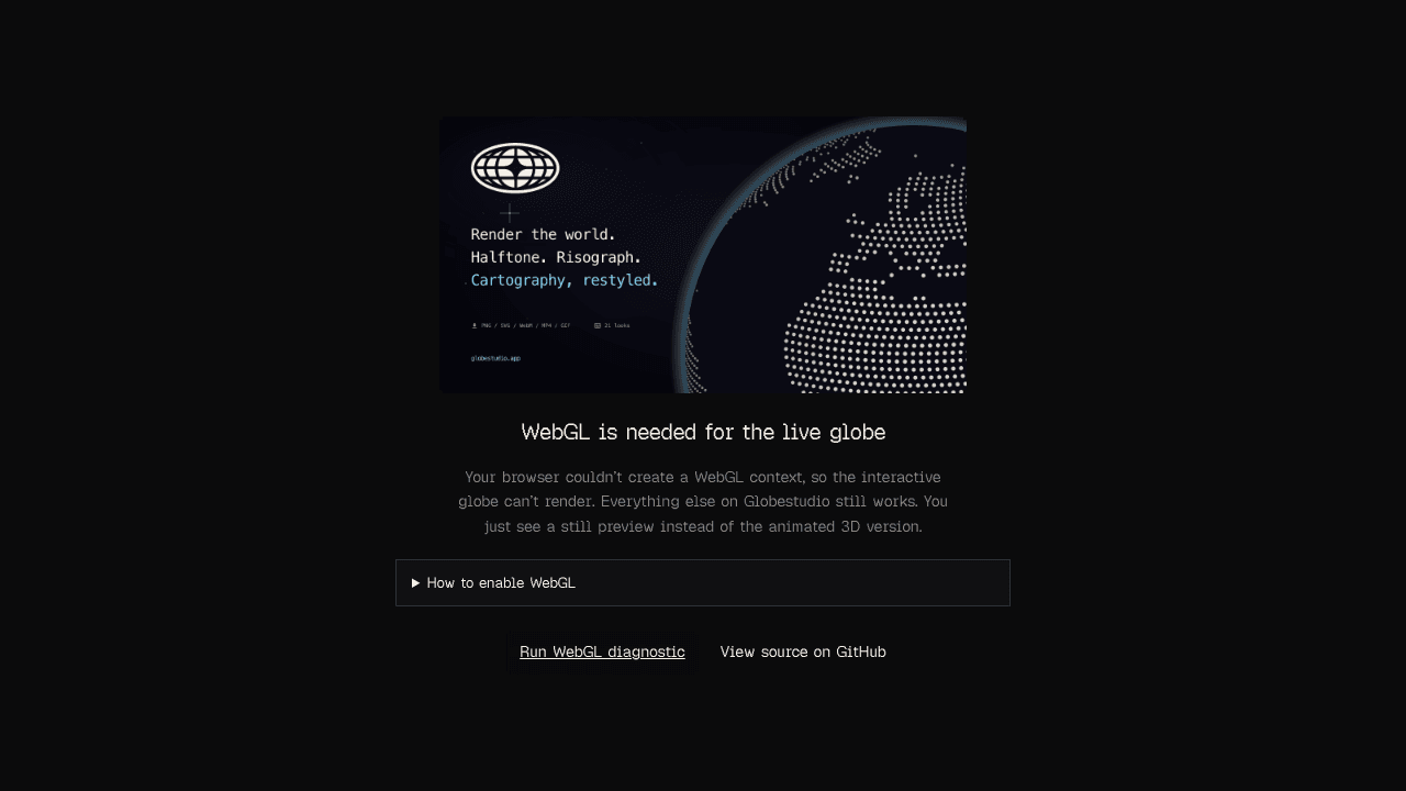 Globestudio website screenshot
