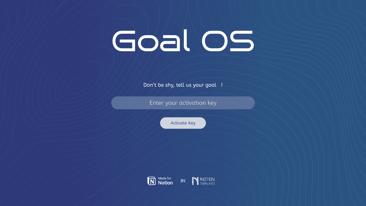 Goal OS - AI Notion Template