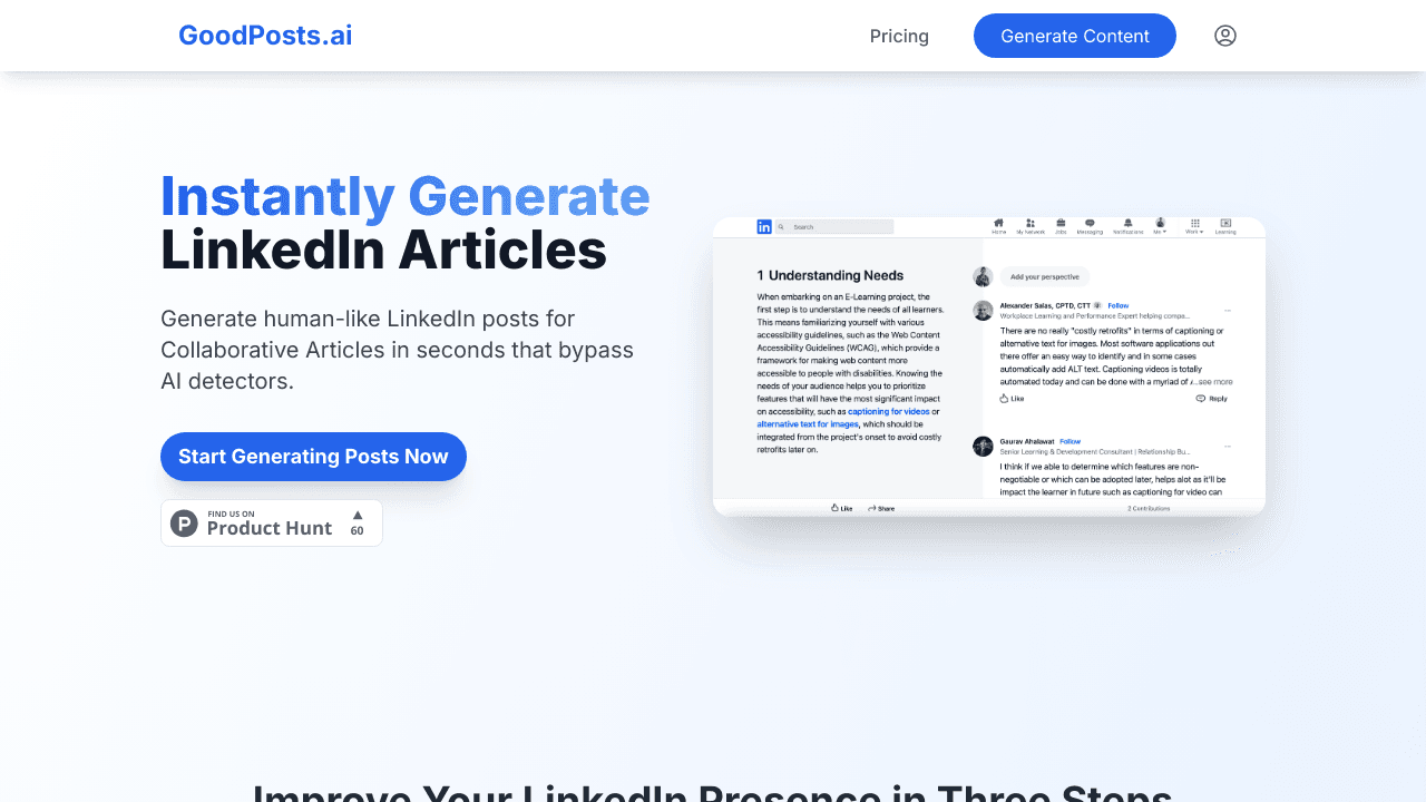 GoodPosts.ai
