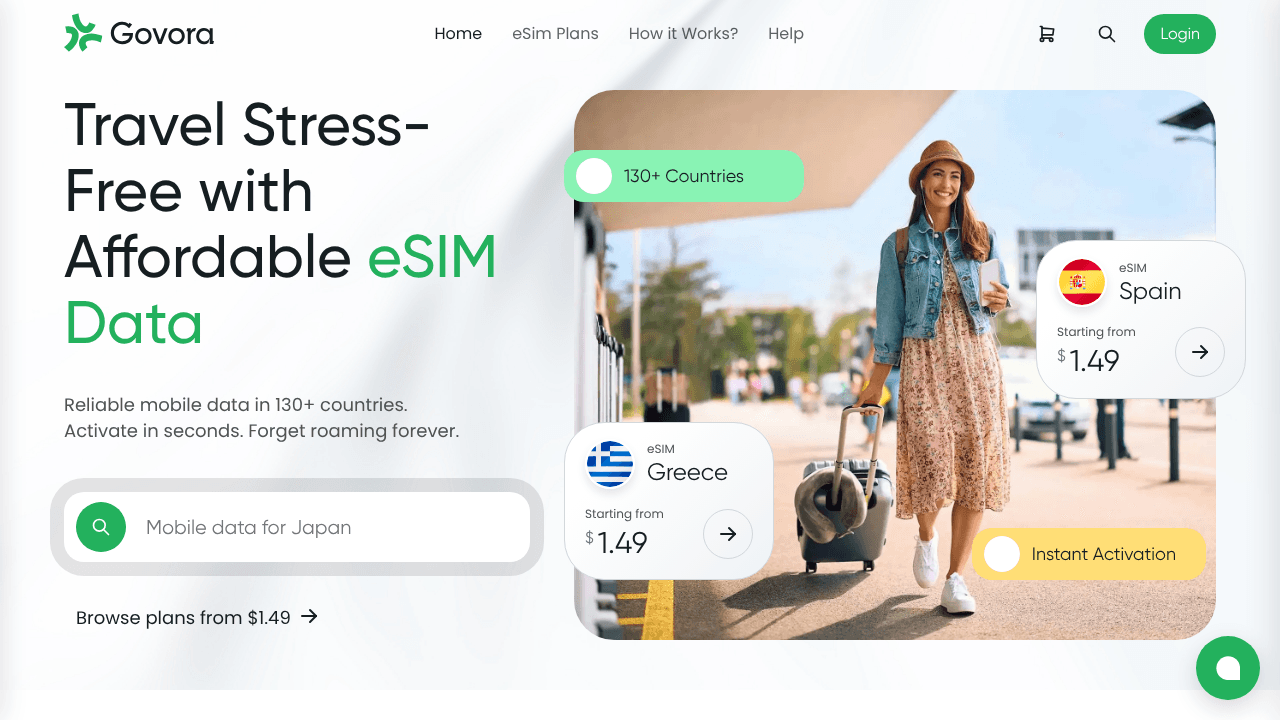 Govora website screenshot