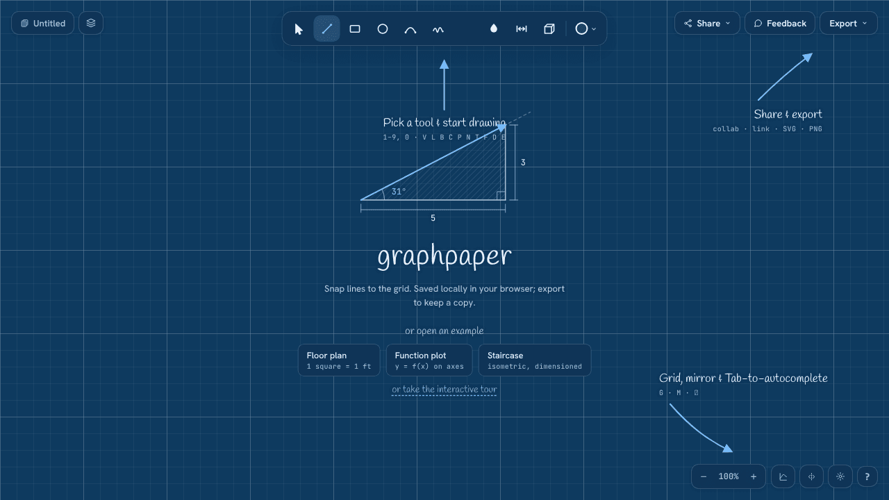 GraphPaper website screenshot
