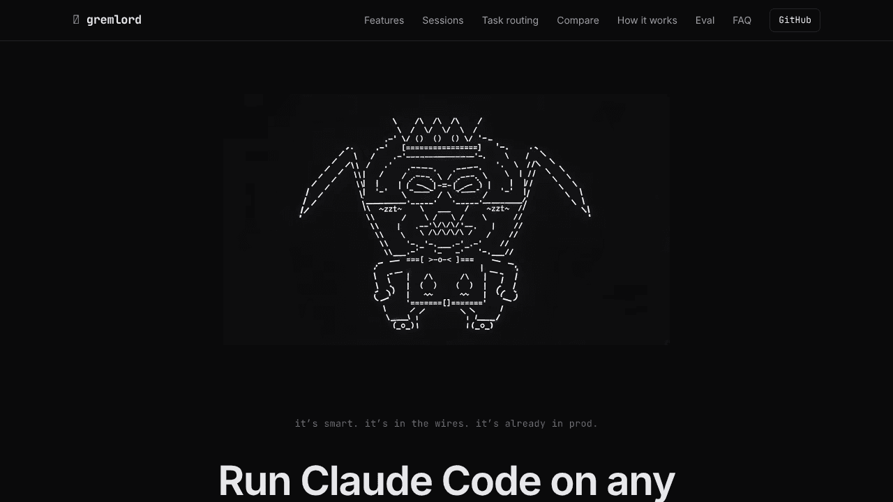 gremlord website screenshot