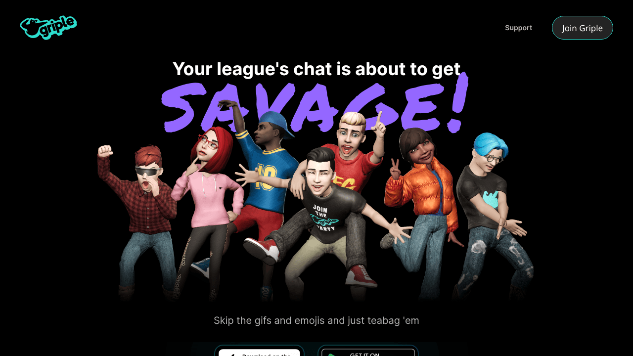 Griple, Inc. website screenshot