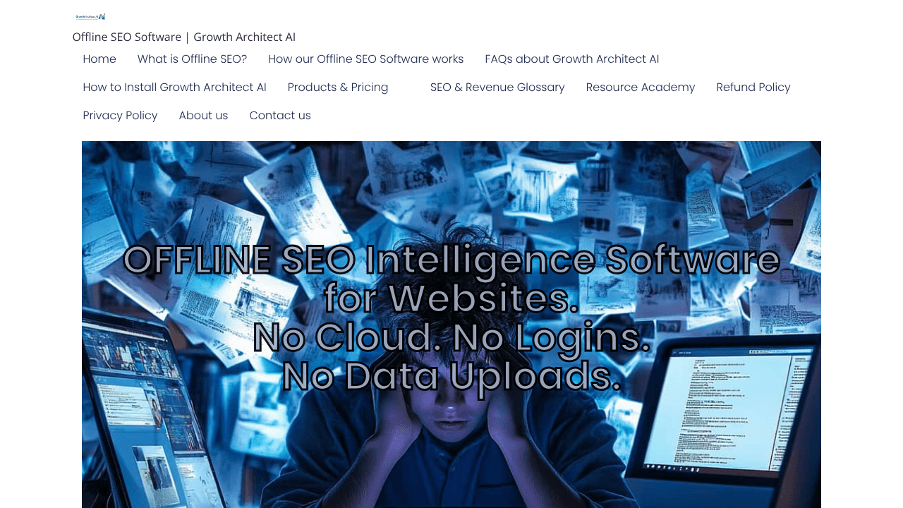 Growth Architect AI website screenshot