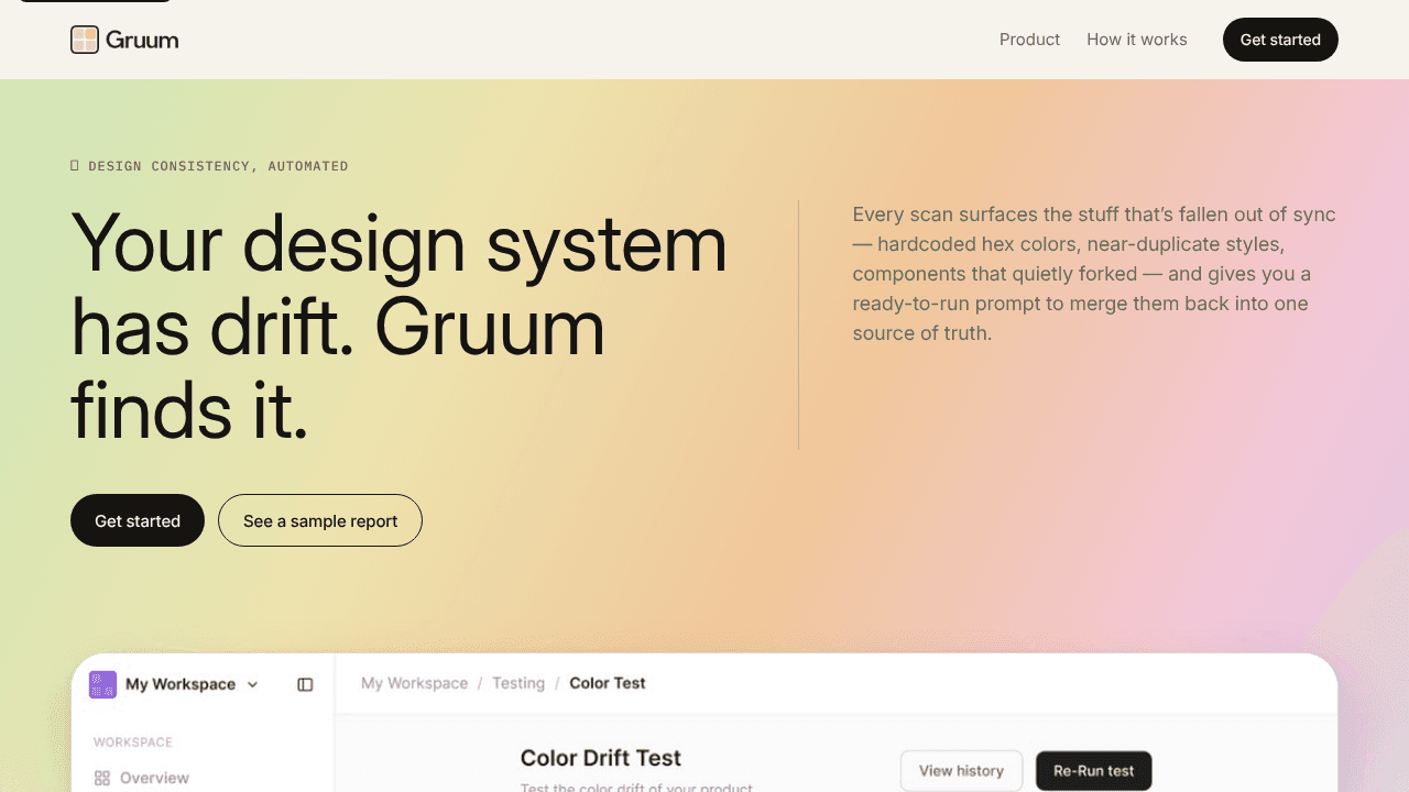 Gruum website screenshot