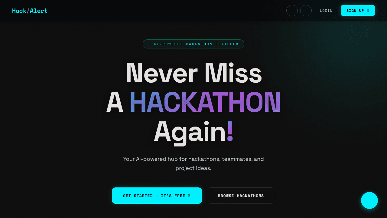 Hack/Alert  website screenshot