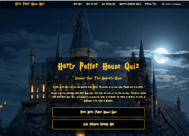 Harry Potter House Quiz