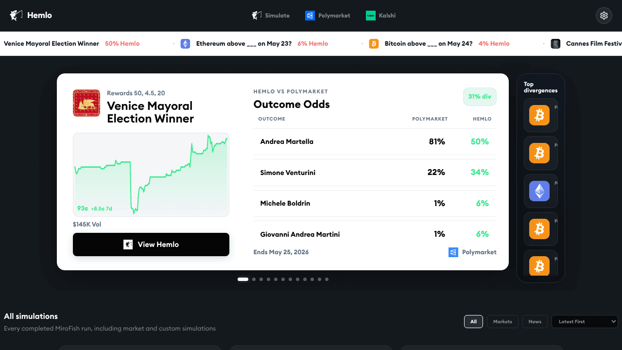 Hemlo website screenshot