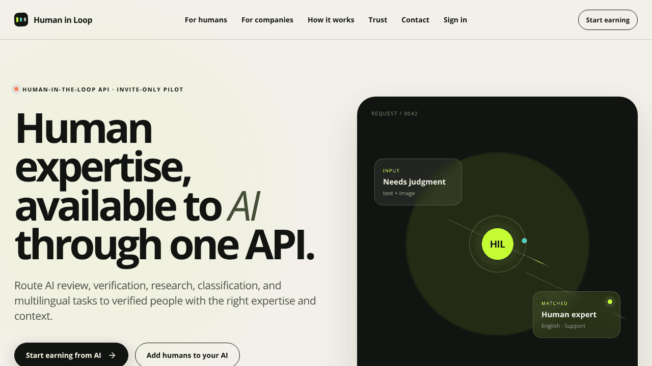 HILAPIs website screenshot