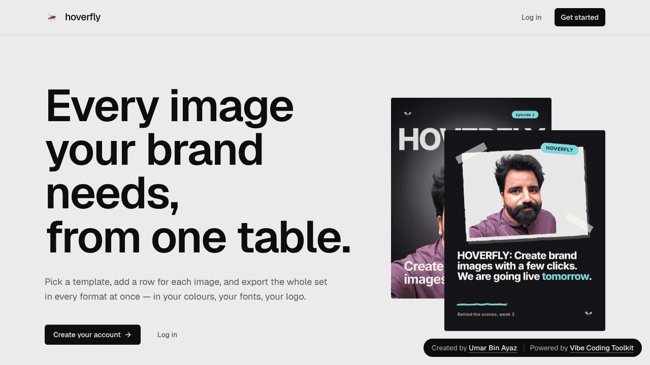 Hoverfly website screenshot