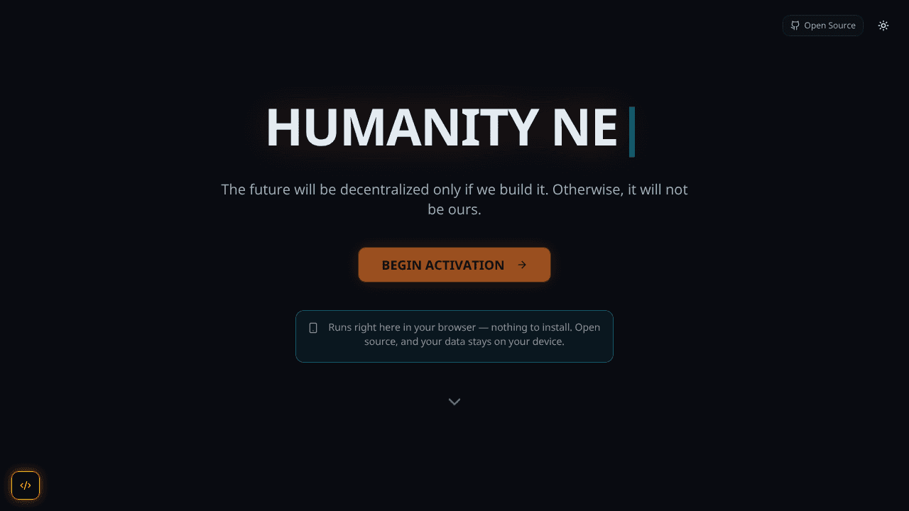 How to Save the World website screenshot
