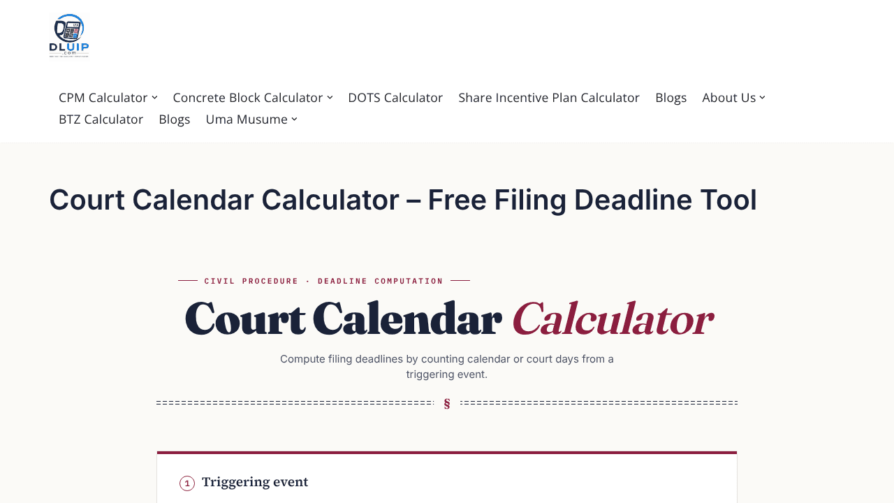 https://dluip.com website screenshot