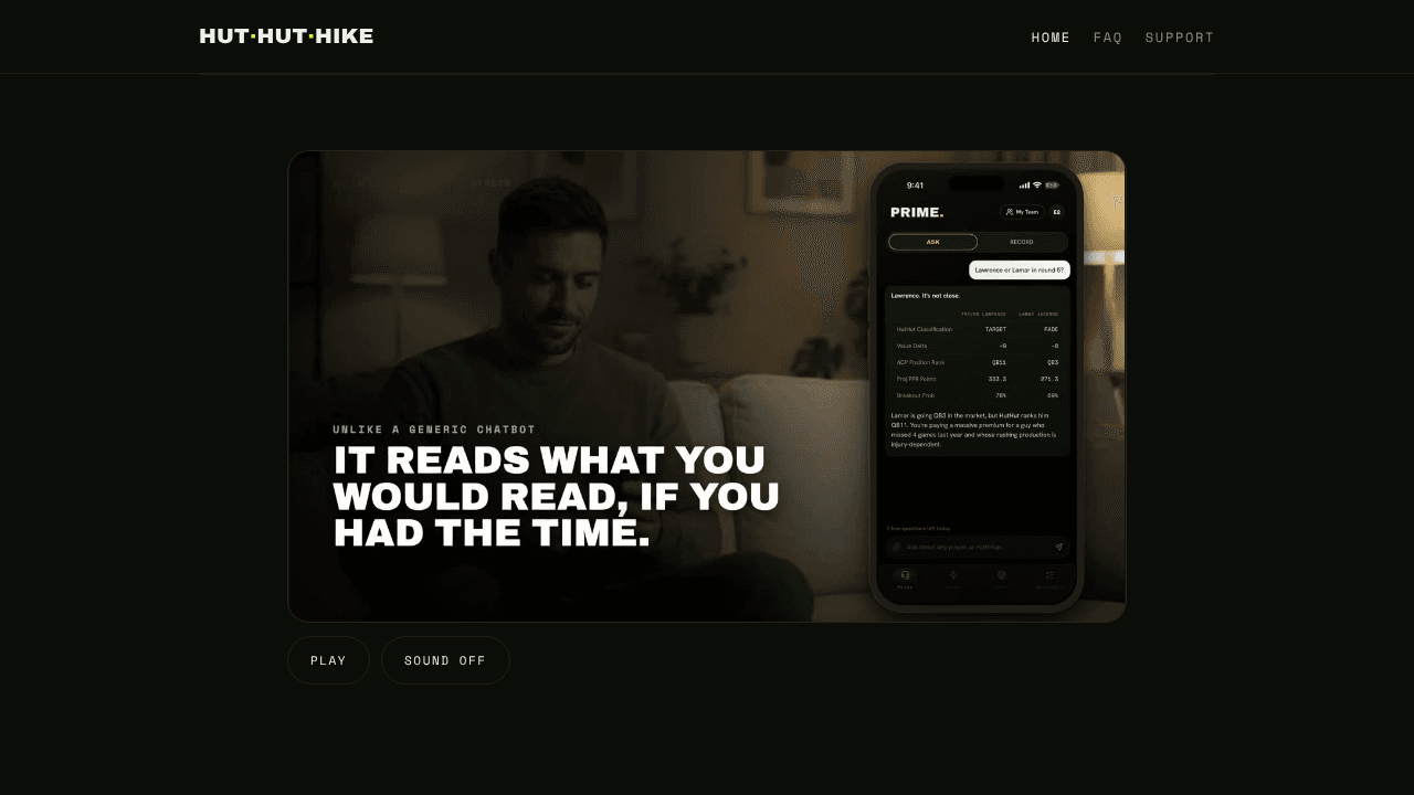 HutHut website screenshot