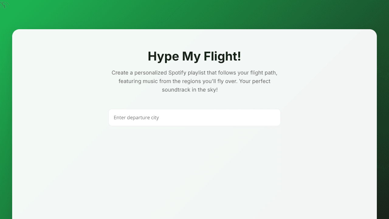 Hype My Flight