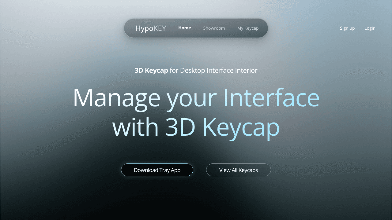 HypoKEY website screenshot