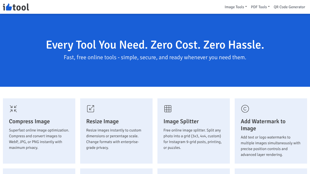 I Like Tool website screenshot