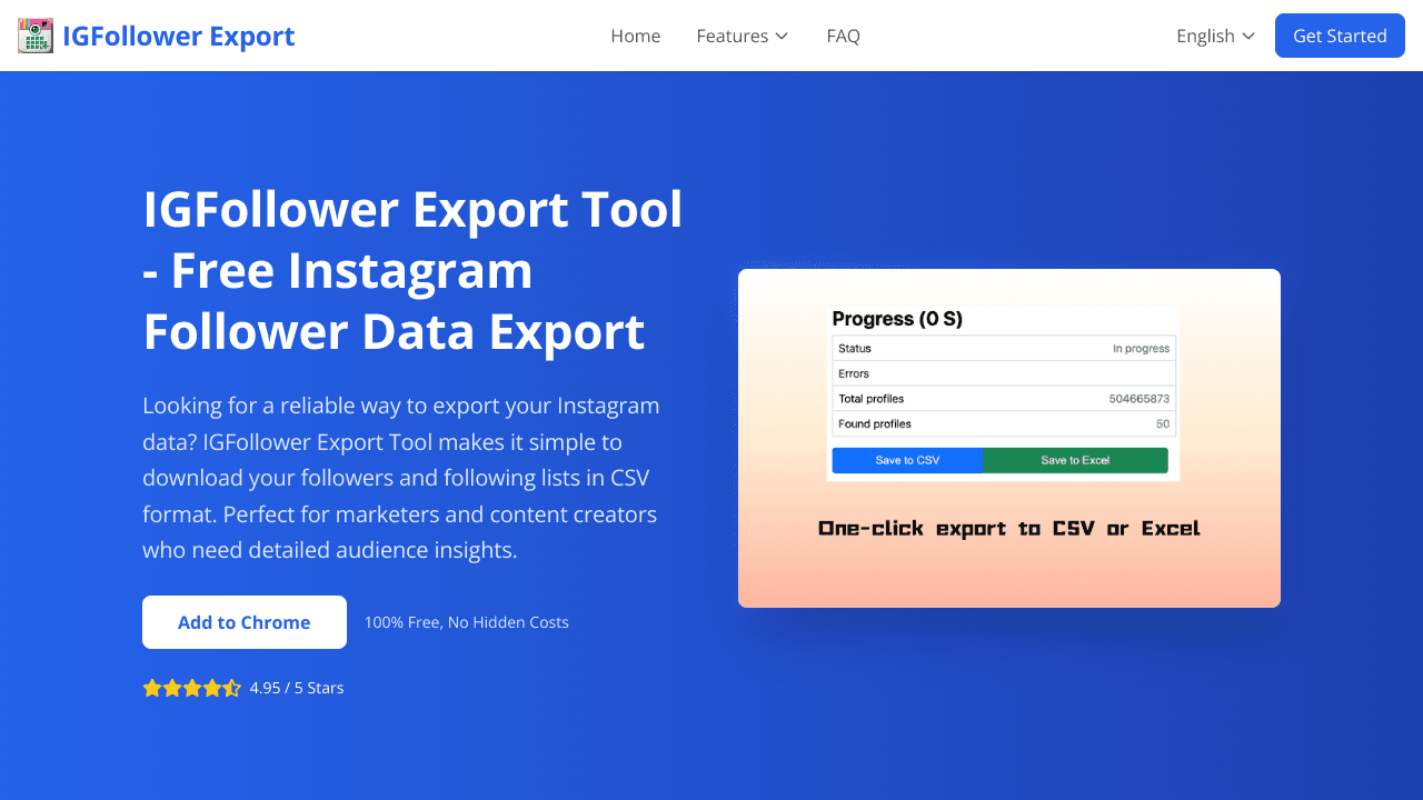 IG Follower Export Tool
