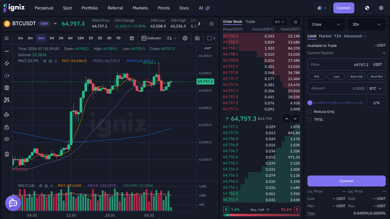 Igniz website screenshot