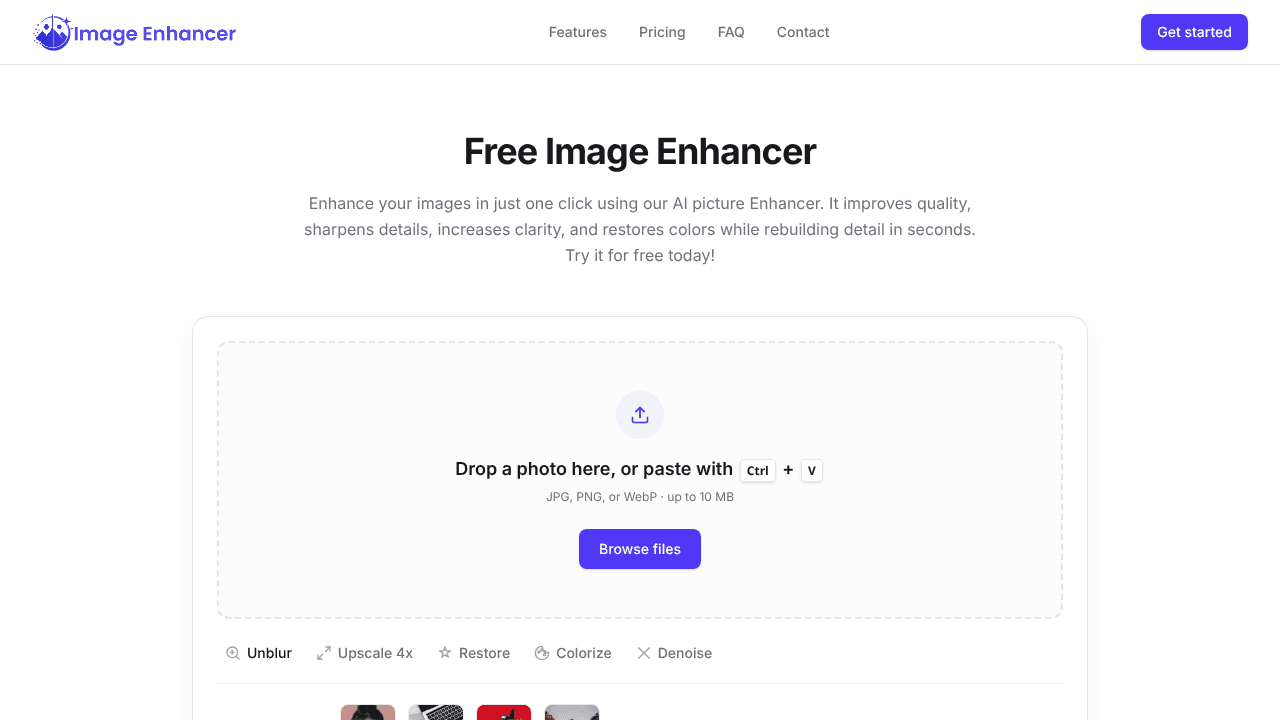 image-enhancer.ai website screenshot
