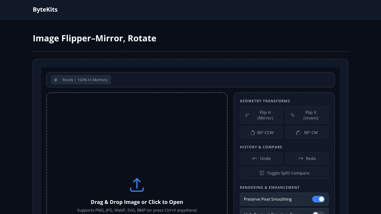 Image Flipper website screenshot