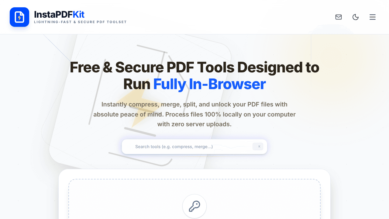 InstaPDFKit website screenshot