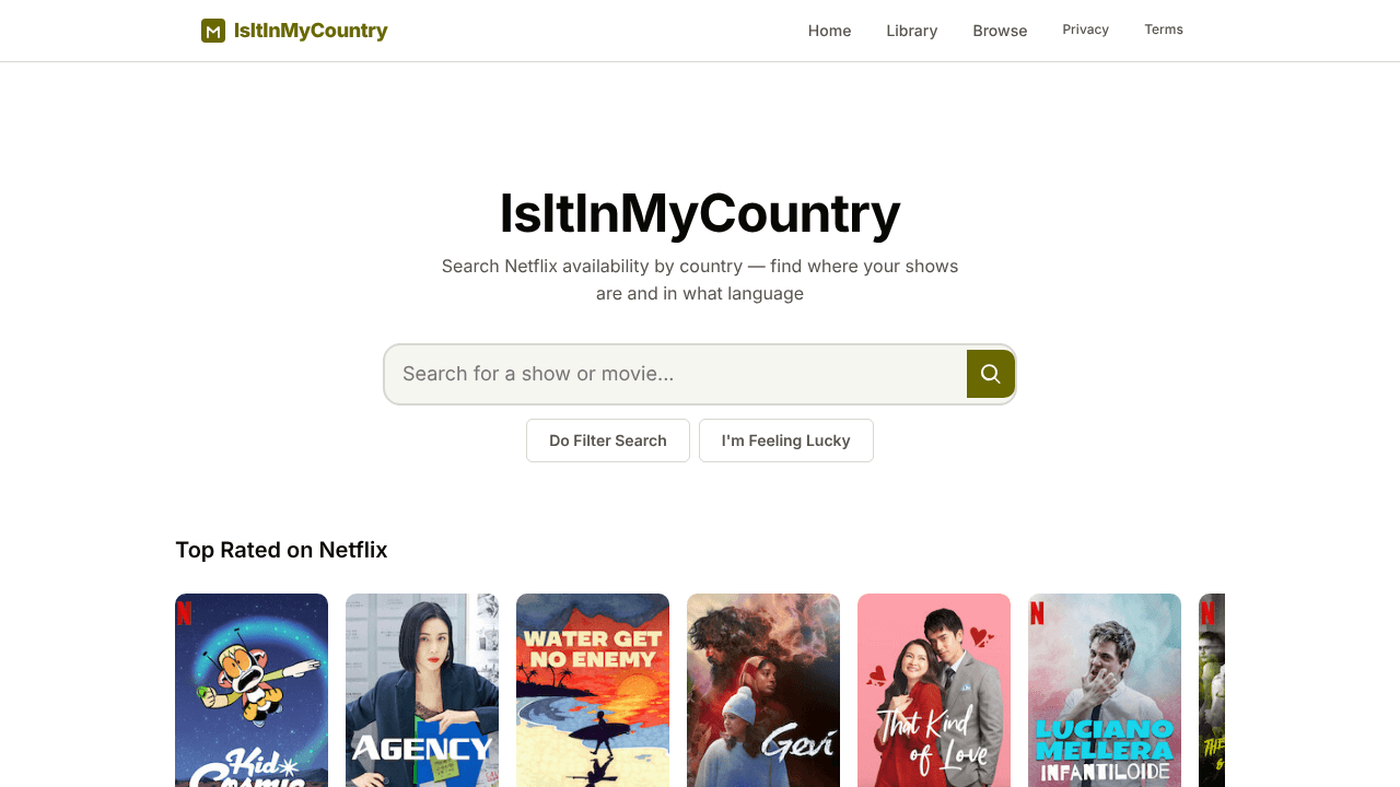 IsItInMyCountry website screenshot