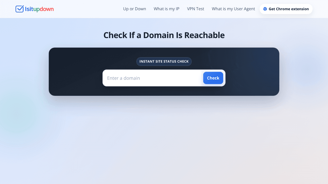 IsItUpDown website screenshot