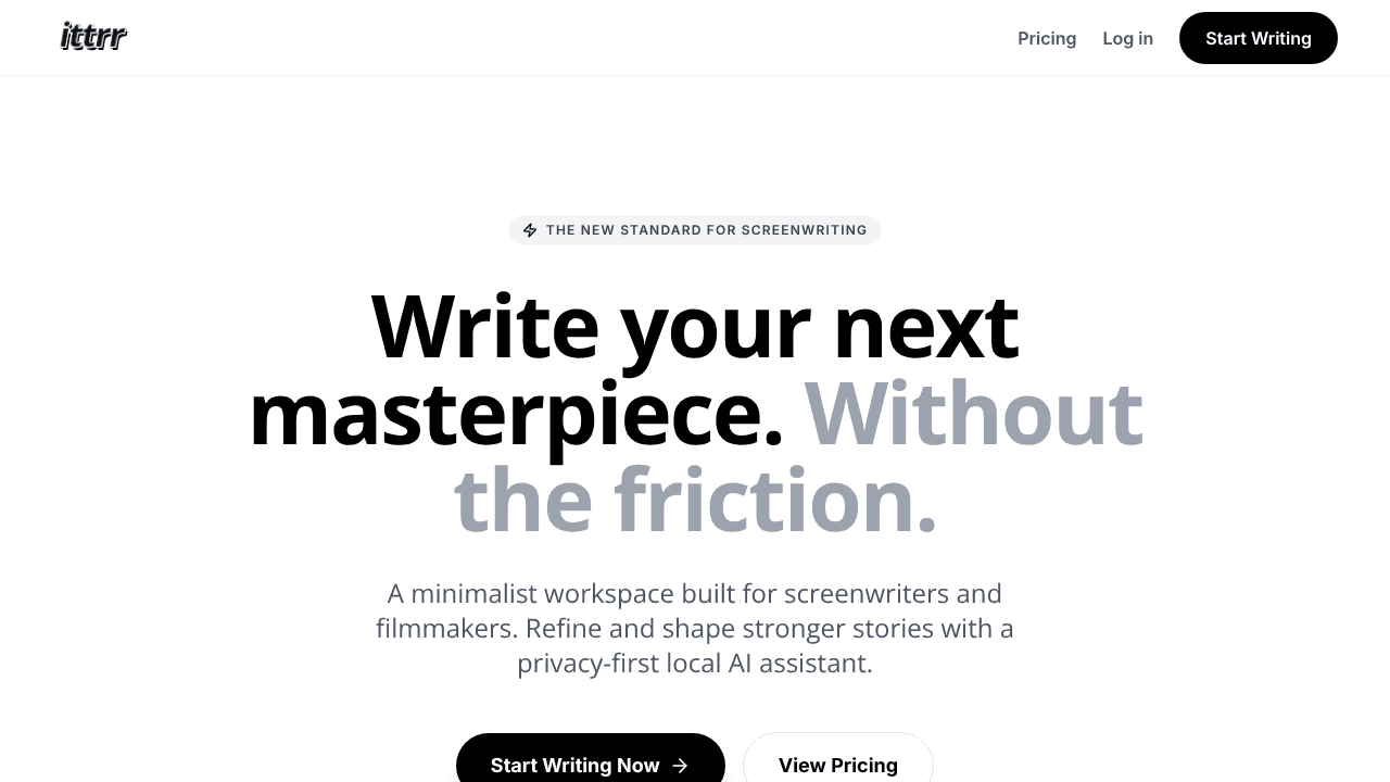 ittrr website screenshot