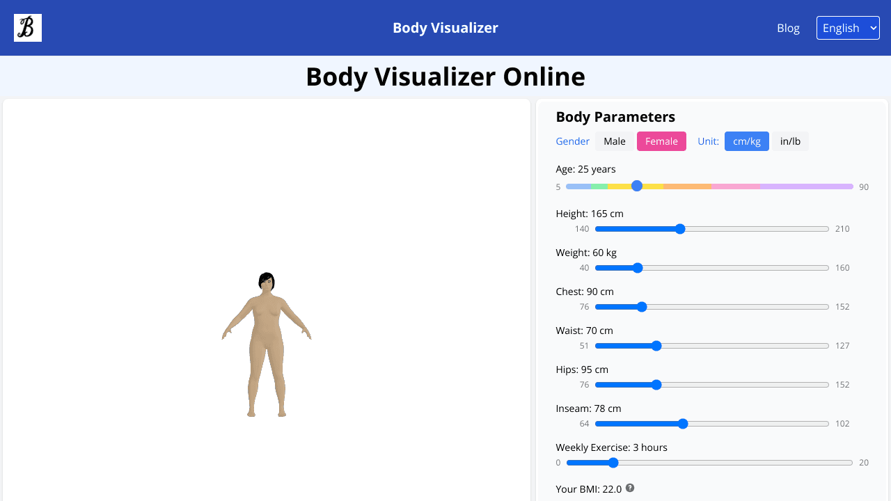 Female Body Visualizer