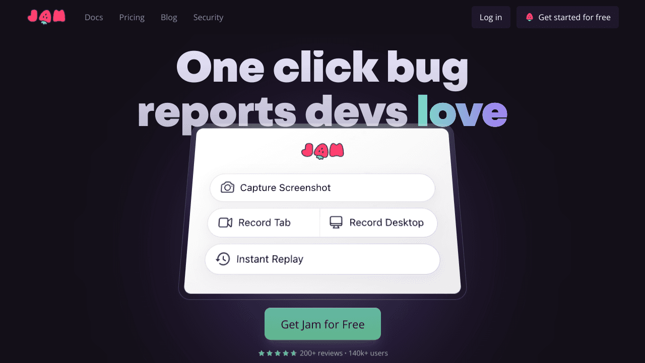 Jam for Customer Support