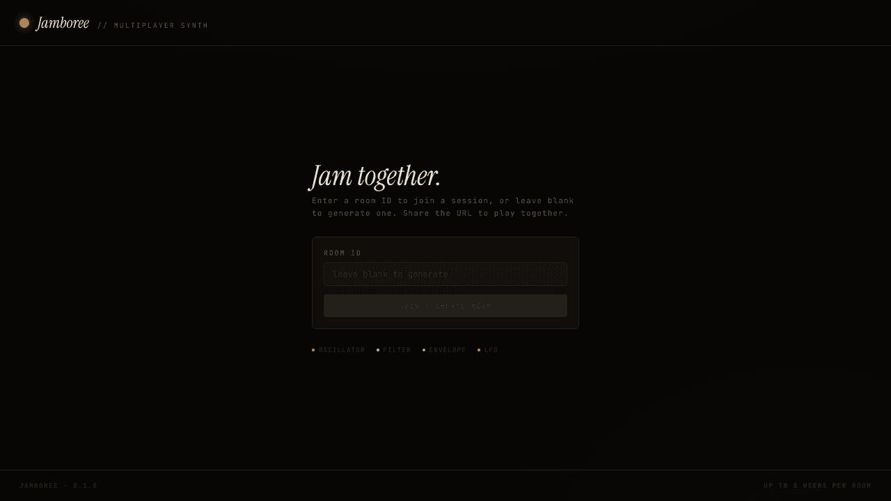 Jamboree website screenshot