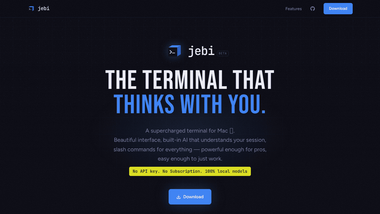 jebi website screenshot