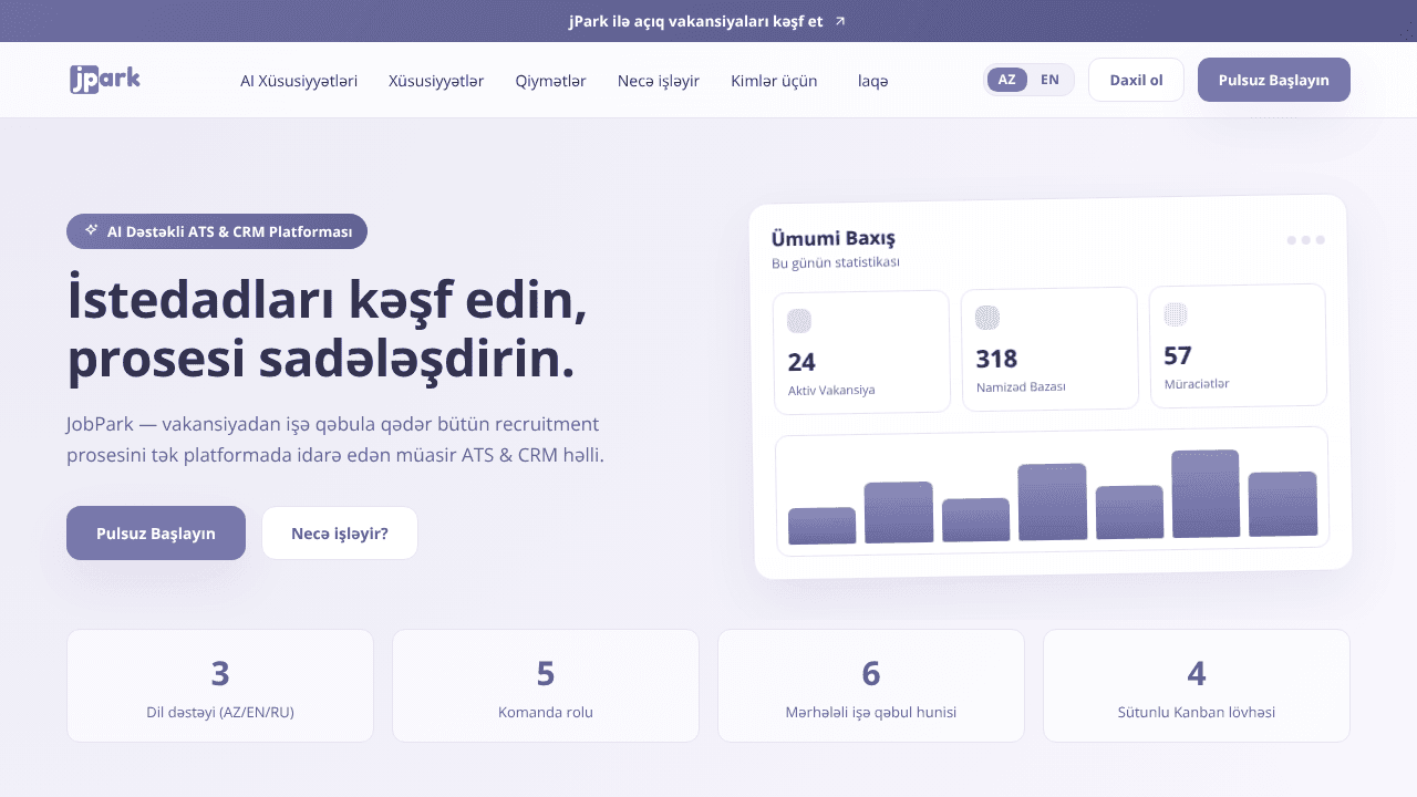 JobPark website screenshot