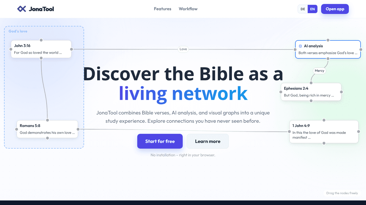 JonaTool website screenshot
