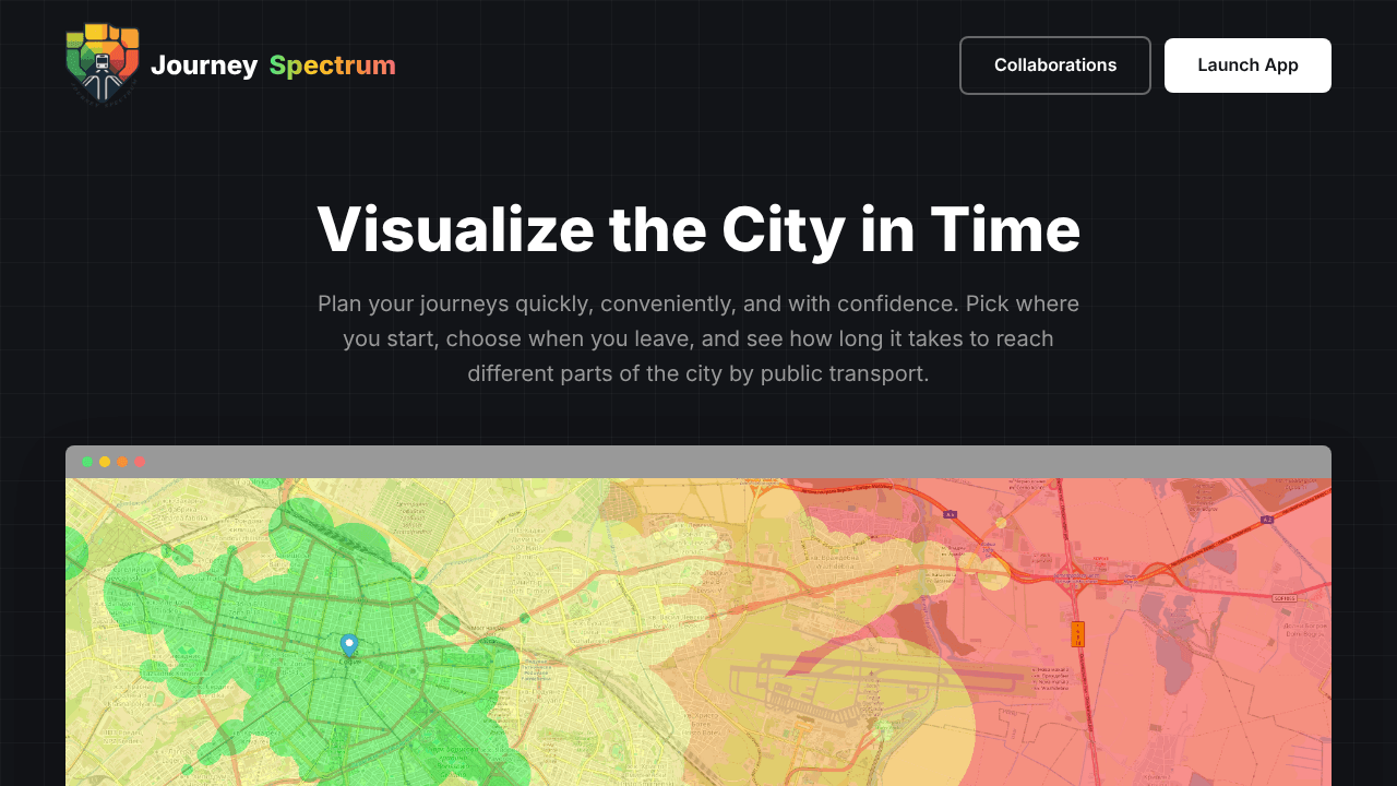 Journey Spectrum website screenshot